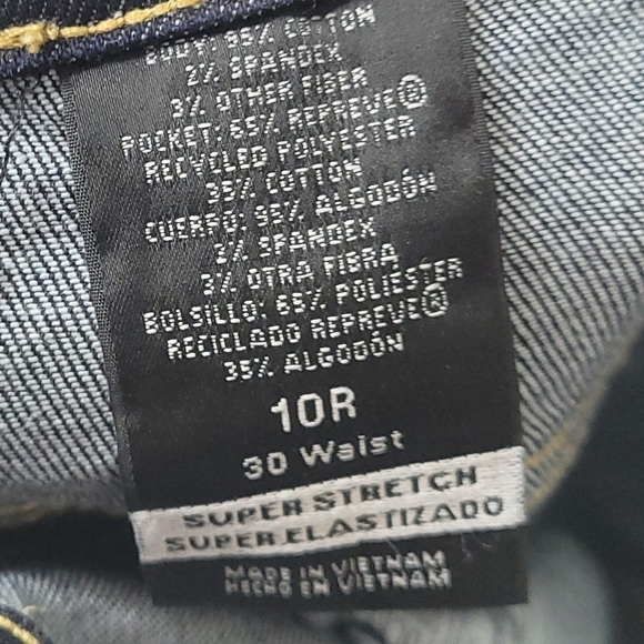 Mossimo Womena Mid Rise Skinny Bootcut Jeans Dark Wash Denim Size 10 - Picture 5 of 13